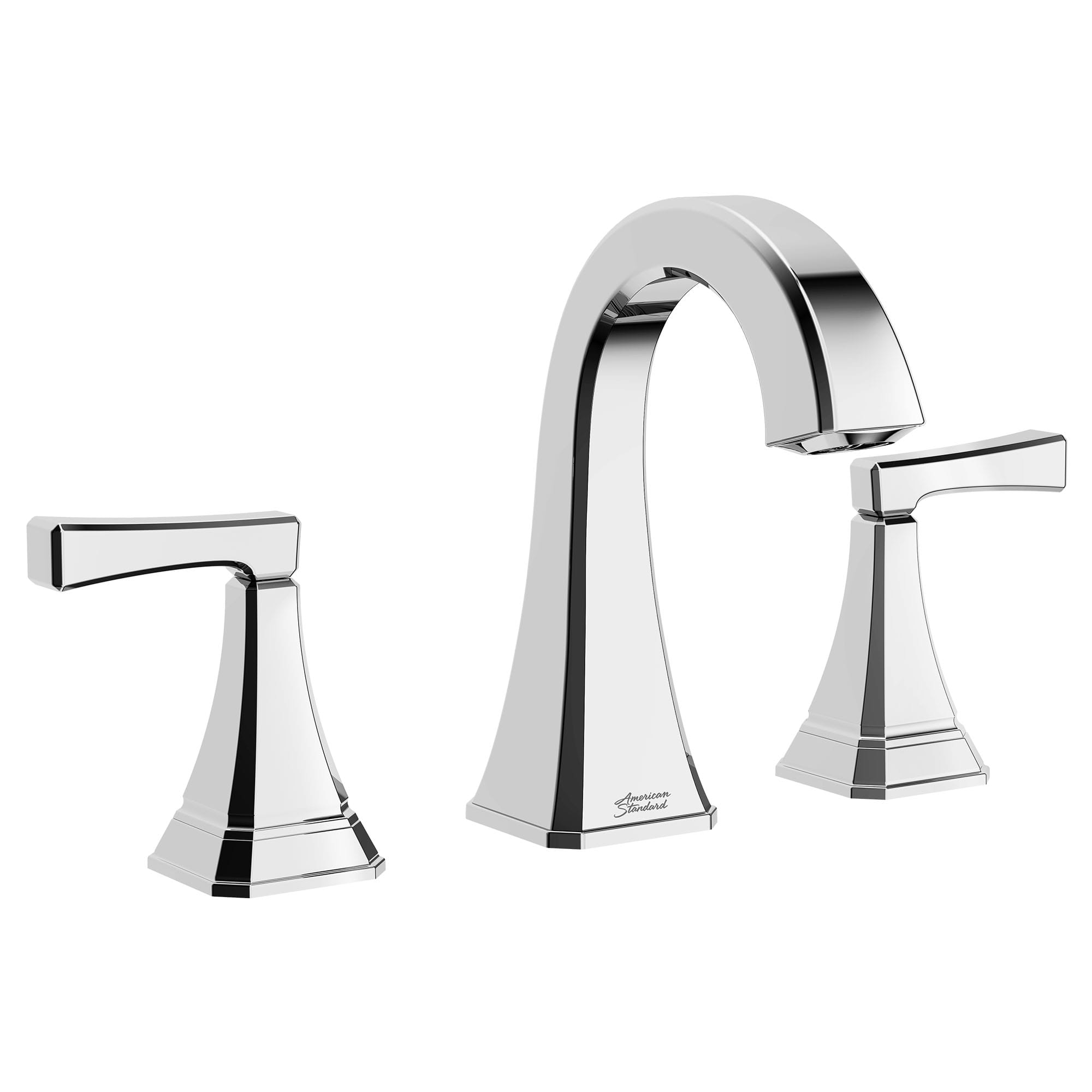 Crawford 8 In Widespread Two Handle Bathroom Faucet POLISHED CHROME